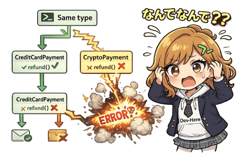 「同じ型だよ」って聞いたから差し替えたのに壊れたんだけど?🫣