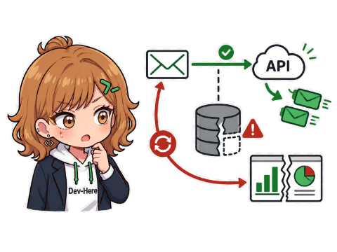 そのAPI、送ったあと落ちたら誰が覚えてんの?🫨
