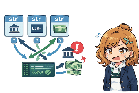 引数の順番ミスっただけで、別人の口座に送金しちゃってない?💔