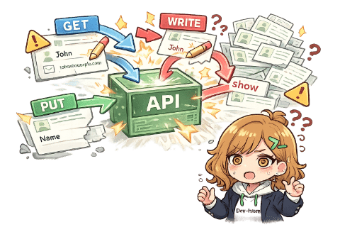 GETしただけなのにデータ変わってるんだけど?👀