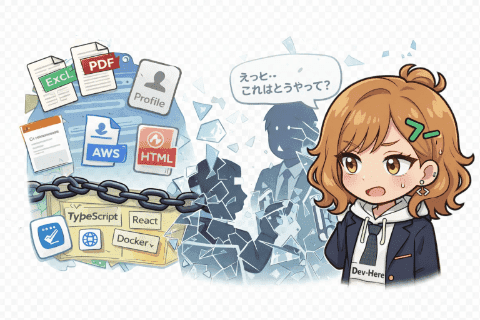 スキルシートに嘘ないのに面接で詰むの、なんでなん?😭