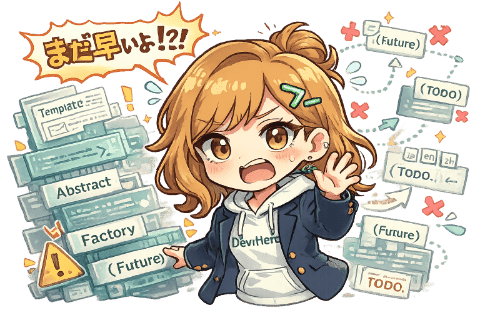そのクラス、「将来使うかも」で作ったやつ、1年後に誰も触れてなくない?😶